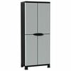 vidaXL Armadietto in Plastica 68x39x171,5 cm Design Rattan