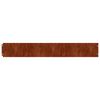 vidaXL Bordure per Prato 50 pz 15x103 cm Flessibili in Acciaio Corten