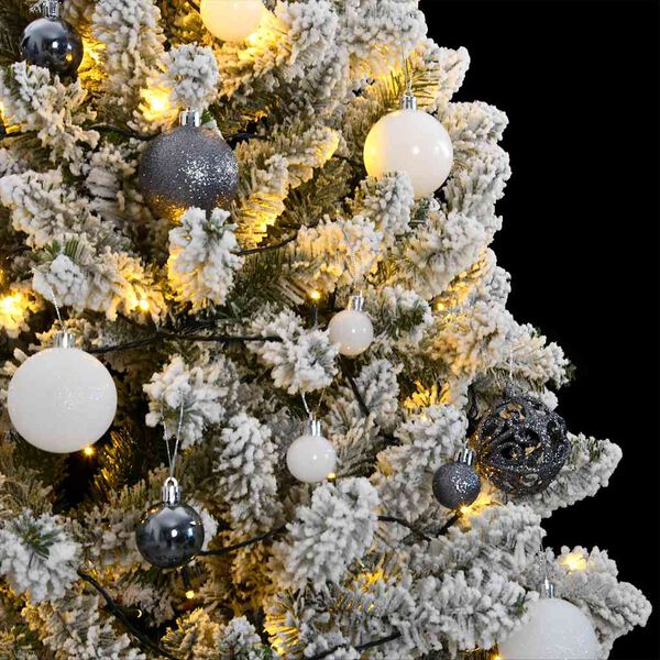 vidaXL Albero Natale Incernierato con 300 LED e Palline 300 cm