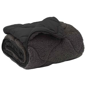 vidaXL Piumone Completo Annuale Trapuntato Antracite 135 x 200 cm
