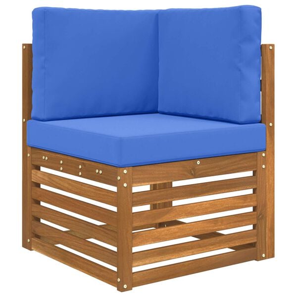 vidaXL Cuscino per divano da esterno 3 pcs Turchese Poliestere