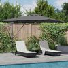vidaXL Parasol Roma Antracite 286 x 285 x 270 cm