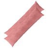 vidaXL Cuscino con cuscino HEERLEN 2 pz Rosa Velluto