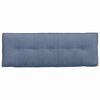vidaXL Cuscino per Schiena Blu 140 x 50 cm Tessuto in Cords