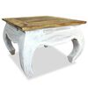 vidaXL Tavolino Laterale in Legno Massello di Mogano 50x50x35 cm