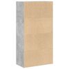 vidaXL Libreria Grigio Cemento 60x30x114 cm in Legno Multistrato