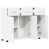 vidaXL Credenza FLORIN Bianco 88,5 x 30,5 x 73 cm Legno multistrato