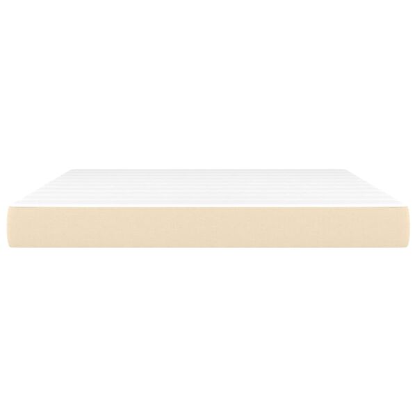 vidaXL Materasso a Molle Insacchettate Crema 160x200x20 cm