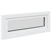 vidaXL Finestra Seminterrato RISOR 100x40 cm Tilt 2 Vetri Bianco