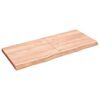 vidaXL Piano Tavolo Marrone 140x60x(2-6) cm Rovere Massello Trattato