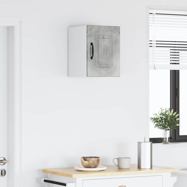 vidaXL Mobile da cucina Kalmar Grigio cemento 30 x 31 x 40 cm