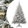 vidaXL Albero di Natale Artificiale Pre-illuminato con Set di Palline