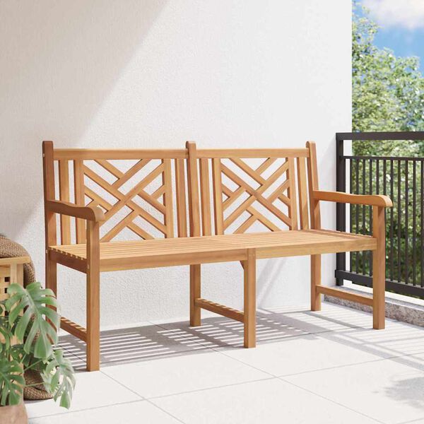 vidaXL Panchina da giardino Marrone 150 x 60 x 90 cm