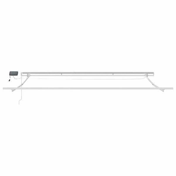vidaXL Struttura della tenda Bianco 400 × 350 cm Alluminio