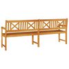vidaXL Panchina da giardino Marrone 220 x 56 x 90cm