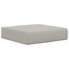 vidaXL Cuscino da Sedia Esterno Grigio 40 x 40 x 8 cm 100% Poliestere