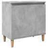 vidaXL Mobile Lavabo Grigio Cemento 58x33x60 cm in Legno Multistrato