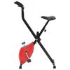 vidaXL Cyclette X-Bike con Cinghia di Resistenza Rossa