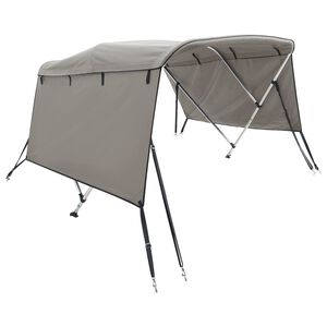 vidaXL Bimini di Prua con Pareti Laterali 3 Archi 183x(154-167)x137cm
