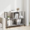 vidaXL Libreria Grigio Sonoma 102x28x77,5 cm in Legno Multistrato