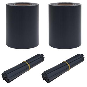 vidaXL Schermi privati per il giardino 70 x 0,19 m PVC Grigio scuro