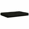 vidaXL Cuscino per Pallet VIANEN 100% Poliestere Nero 120 x 60 x 12 cm