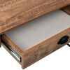 vidaXL Scrivania con Cassetto 110x55x75 cm Colore Quercia