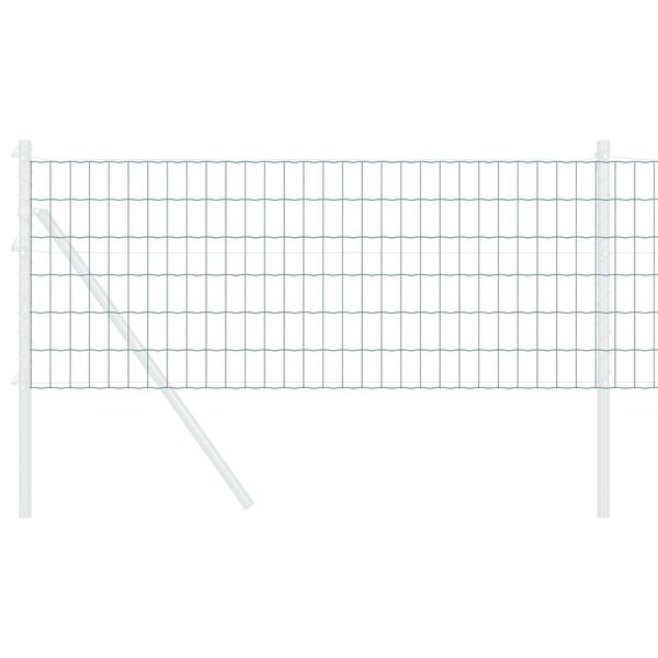 vidaXL Recinzione Euro Verde 0,8 x 10 m Ferro rivestito in PVC