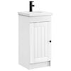 vidaXL Mobile da bagno con lavabo Bianco 42 x 40 x 84,5 cm