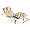 vidaXL Base a doghe Marrone 70 x 190 cm Legno massello di faggio