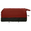vidaXL Coperta per Cavalli Bordeaux e Nero 95 cm Poliestere