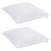 vidaXL Duvet Invernale con cuscino 3 pcs Bianco Microfibra