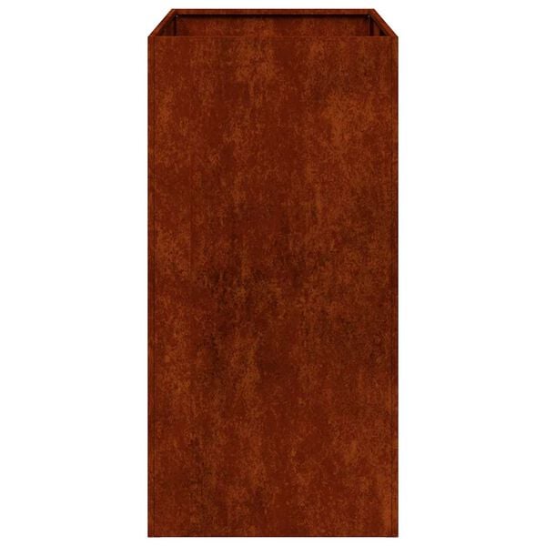vidaXL Fioriera Arrugginita 40x80x80 cm in Acciaio Corten