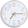 vidaXL Orologio da Parete 30 cm Oro Rosa