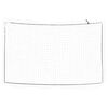 vidaXL Rete per Rimorchio con Corda Elastica Bianco 4x2,5 m in PP