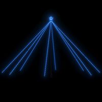 vidaXL Luci per Albero di Natale Interni Esterni 800 LED Blu 5 m