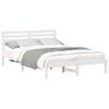 vidaXL Struttura del letto Bianco 140 x 210 cm Pino massello