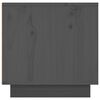 vidaXL Mobile Porta TV Grigio 140x40x40 cm in Legno Massello di Pino