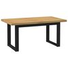 vidaXL Tavolo Pranzo NOAIN Gambe a Forma U 160x90x75 cm Legno Massello