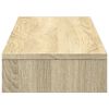 vidaXL Supporto Monitor Rovere Sonoma 100x27x10 cm Legno Multistrato