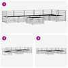 vidaXL Set di divani da esterno 7 pcs Naturale