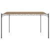 vidaXL Tettoia Tortora 4x3 m 180 g/m&sup2; Tessuto e Acciaio