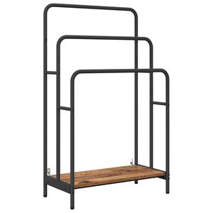 vidaXL Appendiabiti Legno vecchio 60 x 30 x 100,5 cm Legno multistrato