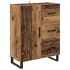 vidaXL Credenza Legno vecchio 69,5 x 34 x 180 cm Legno multistrato