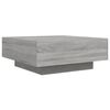 vidaXL Tavolino da Salotto Grigio Sonoma 80x80x31 cm Legno Multistrato