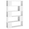 vidaXL Libreria/Divisorio Bianco 100x24x155 cm in Legno Multistrato