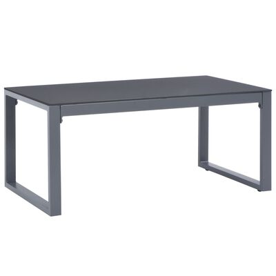 vidaXL Tavolino da Caffè 90x50x40 cm in Alluminio