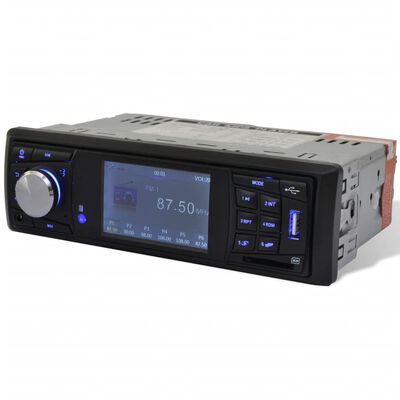 vidaXL Autoradio 1 DIN MP3 MP5 FM Lettore Multimediale Schermo HD 3"
