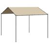 vidaXL Tenda a Baldacchino Beige 3x3 m in Acciaio e Tessuto