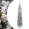vidaXL Albero di Natale artificiale con 300 LED Verde 240 cm
